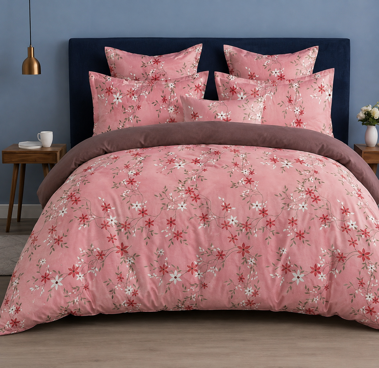 Audi Printed Double Bedsheet