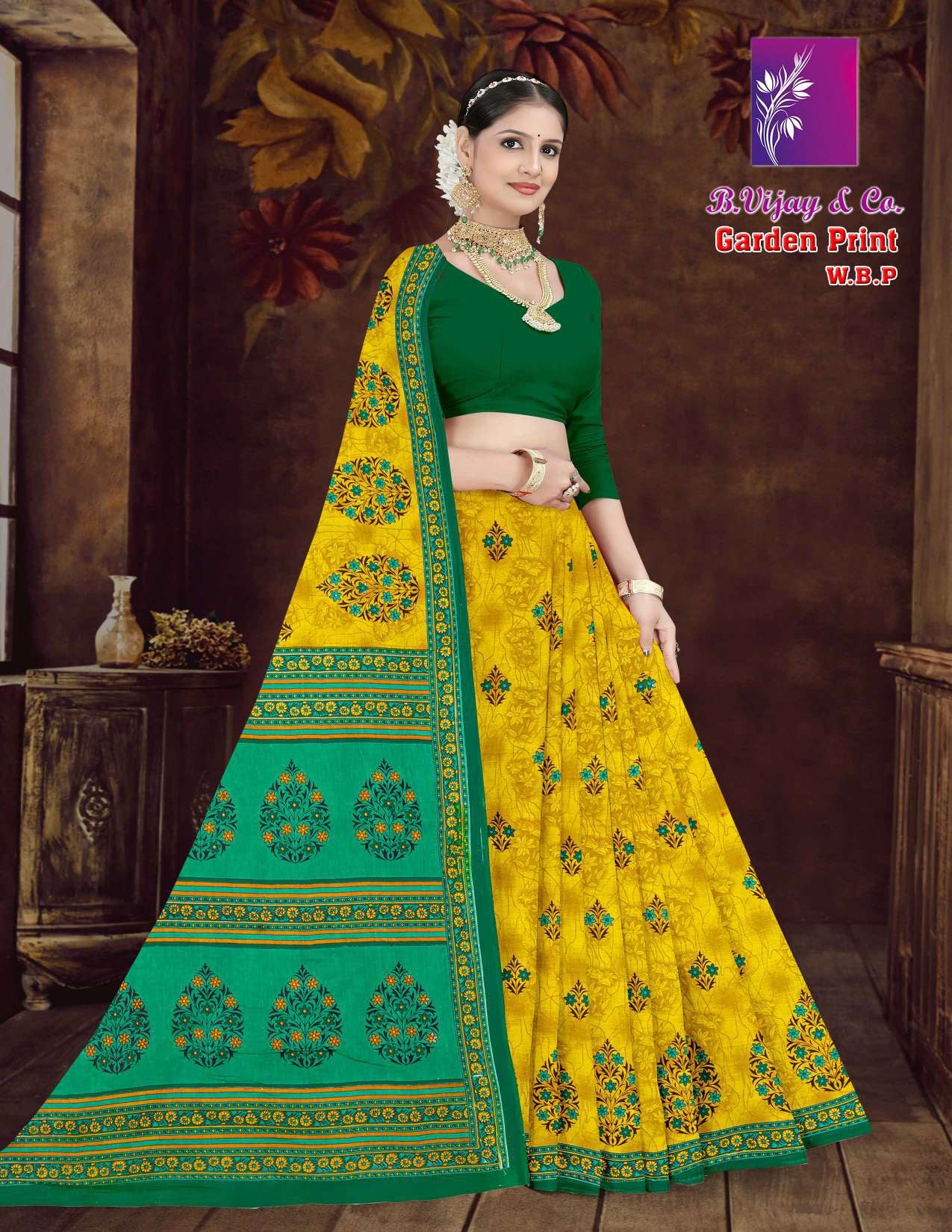 GARDEN PRINT W.B.P.(BVC)