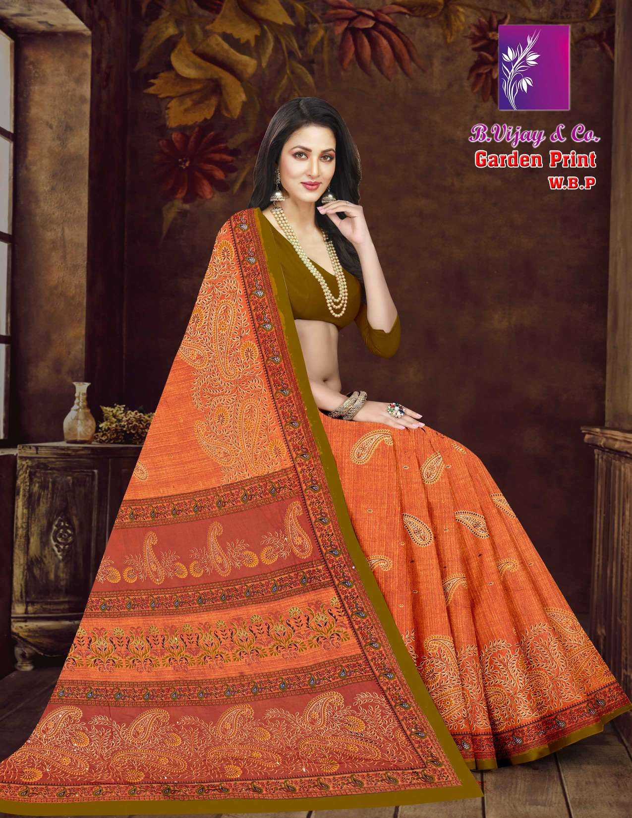 GARDEN PRINT W.B.P.(BVC)