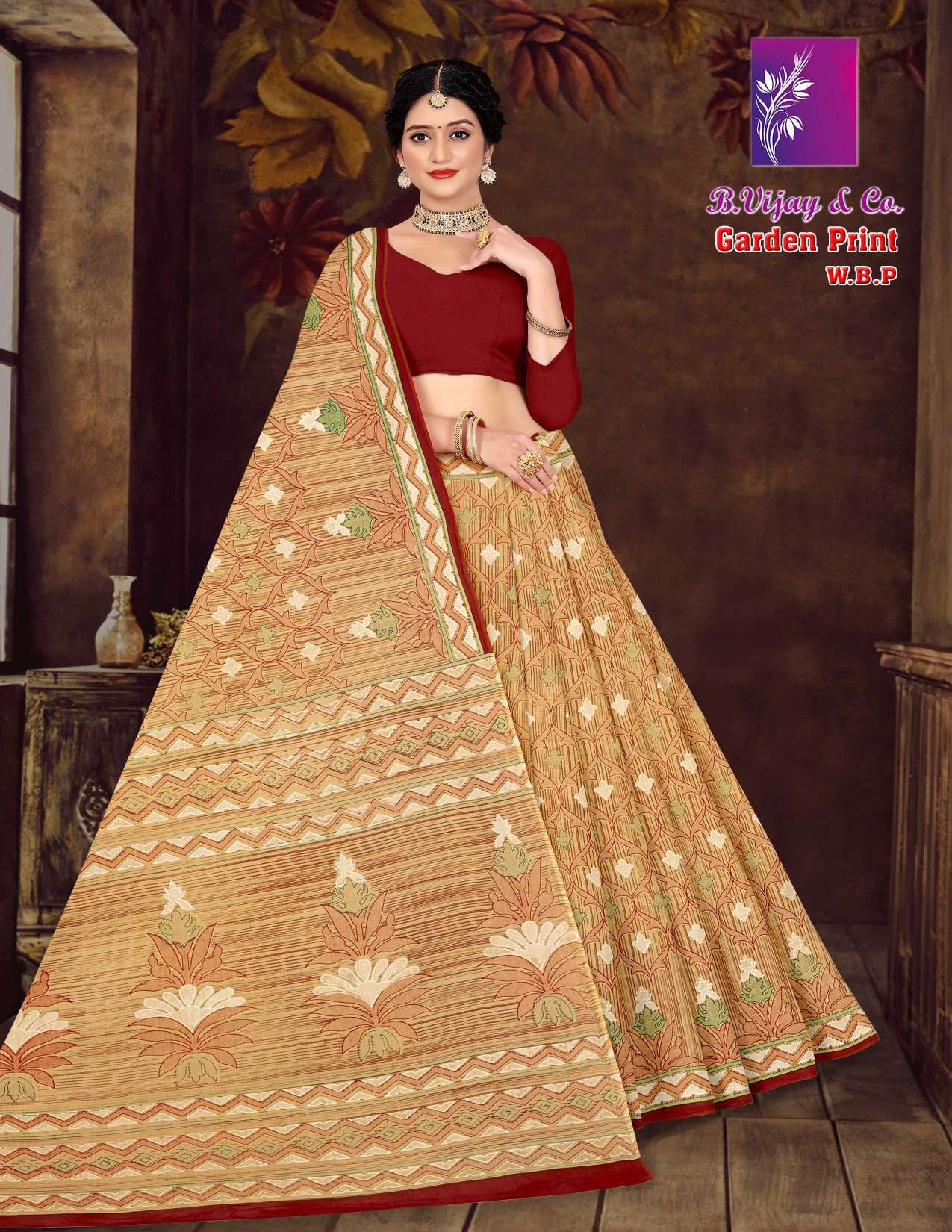 GARDEN PRINT W.B.P.(BVC)