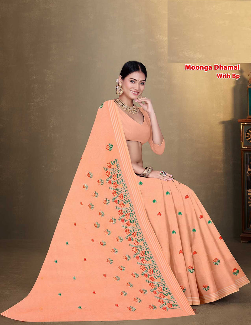 MOONGA DHAMAL COTTON W.B.P.(BVC) M.R.SAREE EMPORIUM