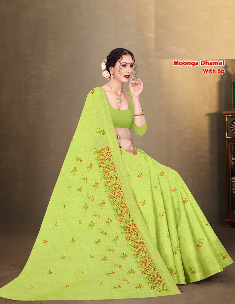 MOONGA DHAMAL COTTON W.B.P.(BVC) M.R.SAREE EMPORIUM