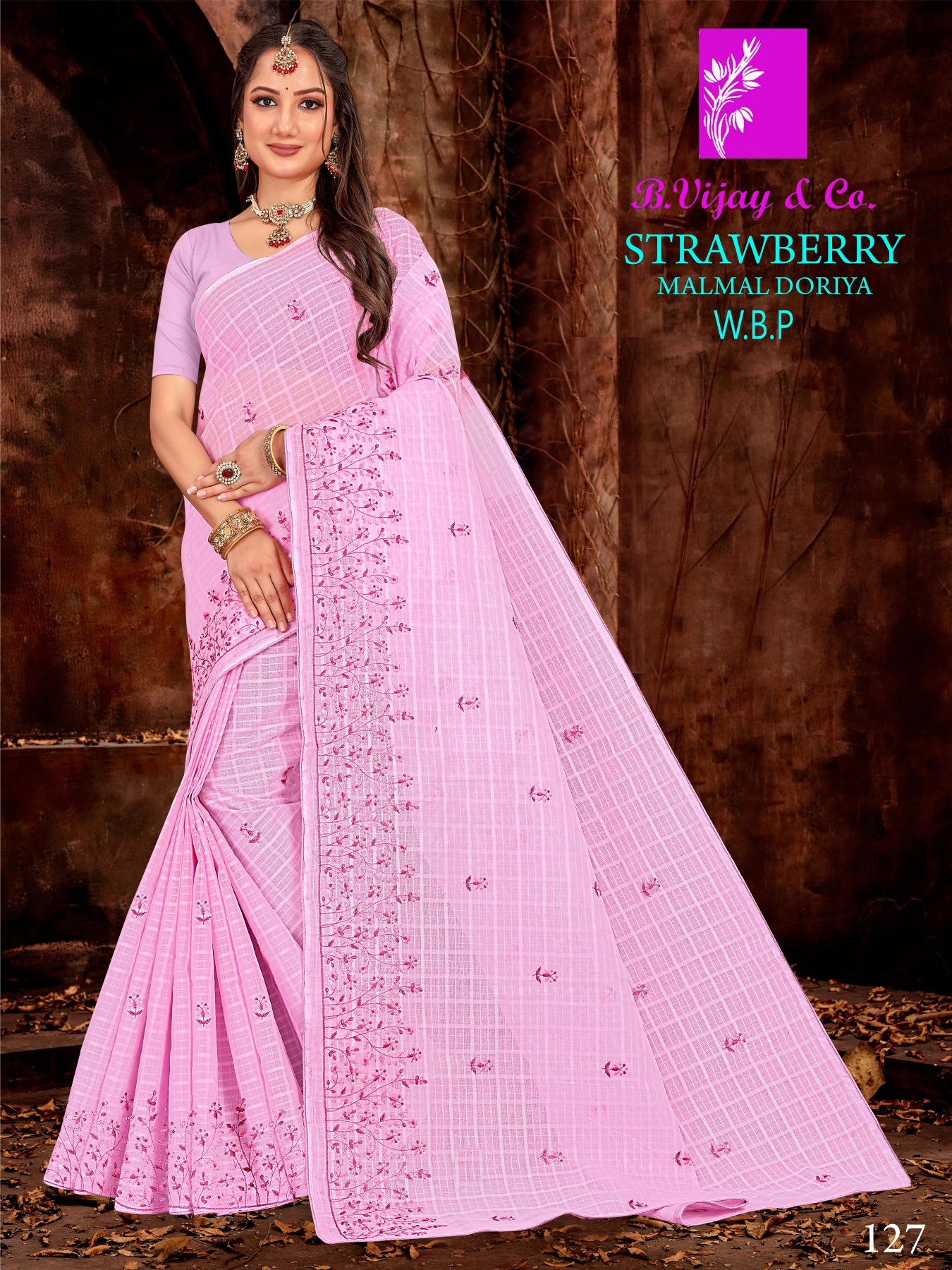 STRAWBERRY MALMAL DORIYA W.B.P (BVC)