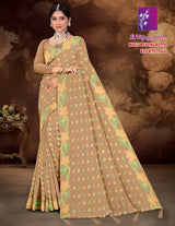 Magic Weaving Butta W.B.P With Tussle Saree – 4 Pcs Set-M.R. Saree Emporium