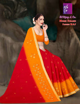 Morni Soraski Padding W.B.P Cotton Saree – 8 Pcs Set-Wholesale-M.R. Saree Emporium