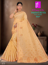 B. Vijay & Co. Pariniti Butta Full Work W.B.P Saree 8 Pcs Set-Designer Cotton Saree Collection – M.R. Saree Emporium