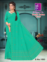 B. Vijay & Co. Prachi Cotton W.B.P Saree 8 Pcs Set -Pure Cotton Daily Wear Collection – M.R. Saree Emporium