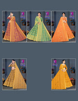 Royal Border Pure Cotton Saree – Traditional Elegant Collection-5 Pcs Set-M.R. Saree Emporium