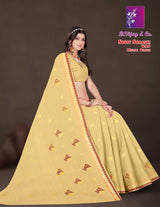 Softy Soraski W.B.P Malmal Border Saree – Premium Collection-8 Pcs Set-M.R. Saree Emporium