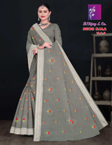 Pure Cotton Subh Kala W.B.P Saree with Traditional Motif Print & Elegant Border Daily to Festive Wear-M.R. Saree Emporium