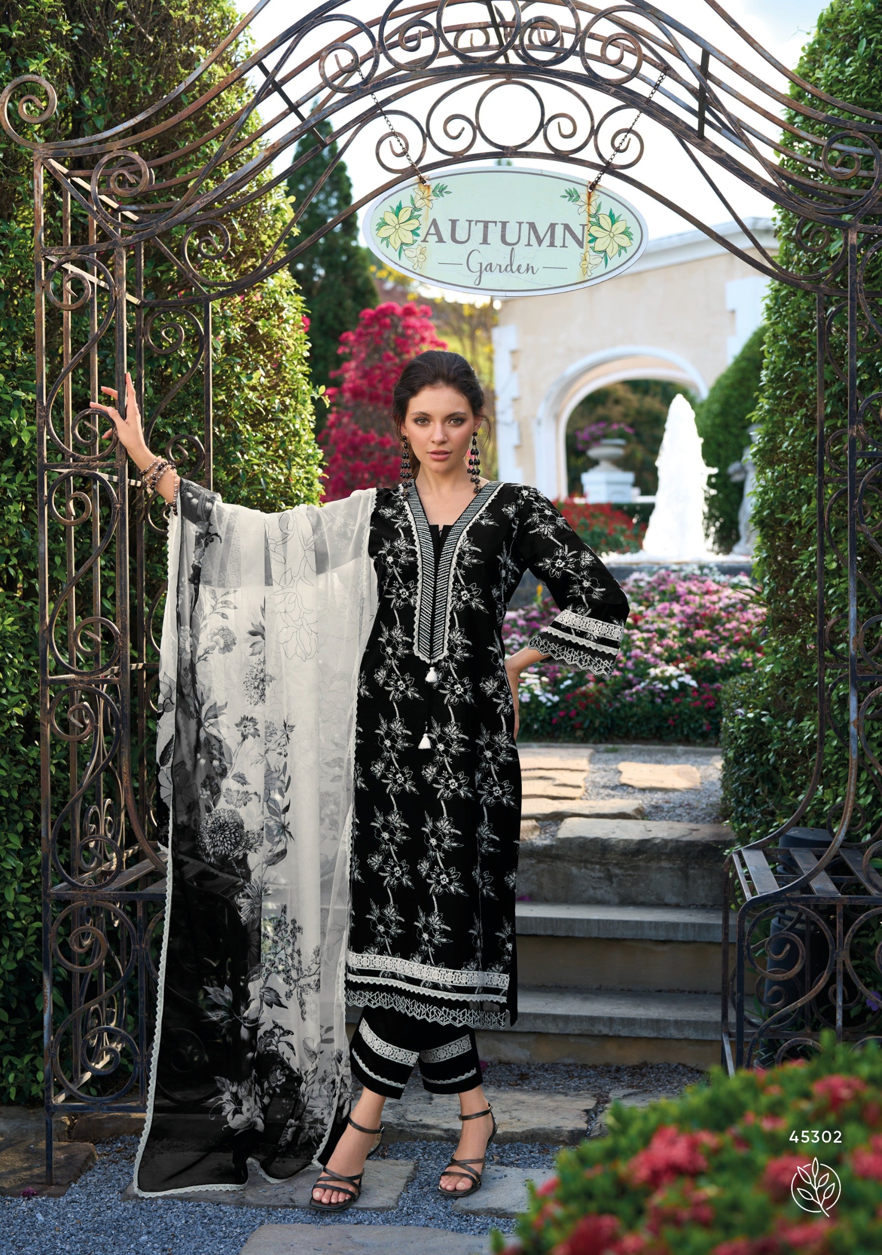Kailee Toska Premium Summer Cotton Kurti Pant Dupatta Set Embroidered Designer Wear – M.R. Saree Emporium
