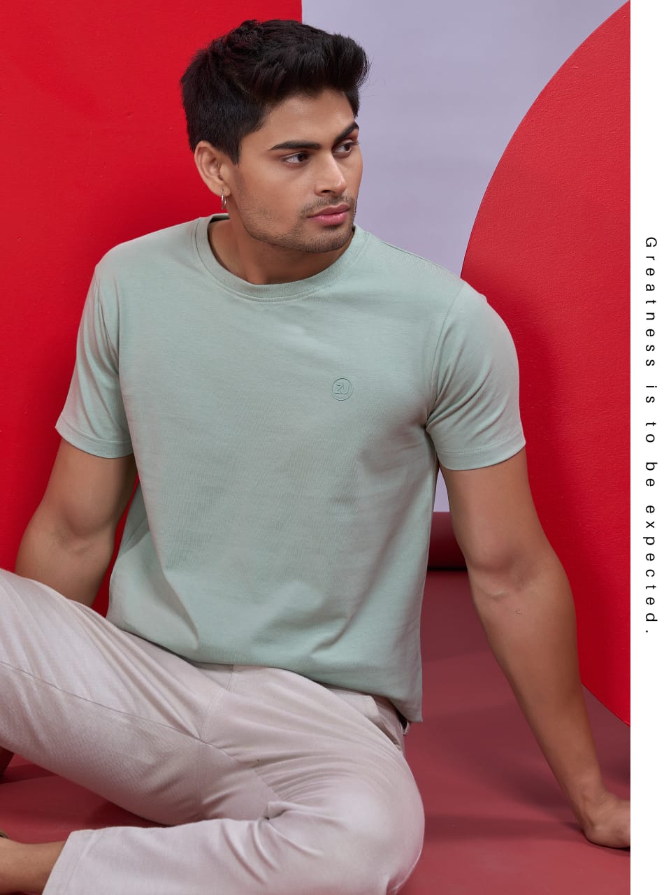 ZU Clothing Solid Brown Men’s T-Shirt (M to 3XL) | Premium Cotton – M.R. Saree Emporium