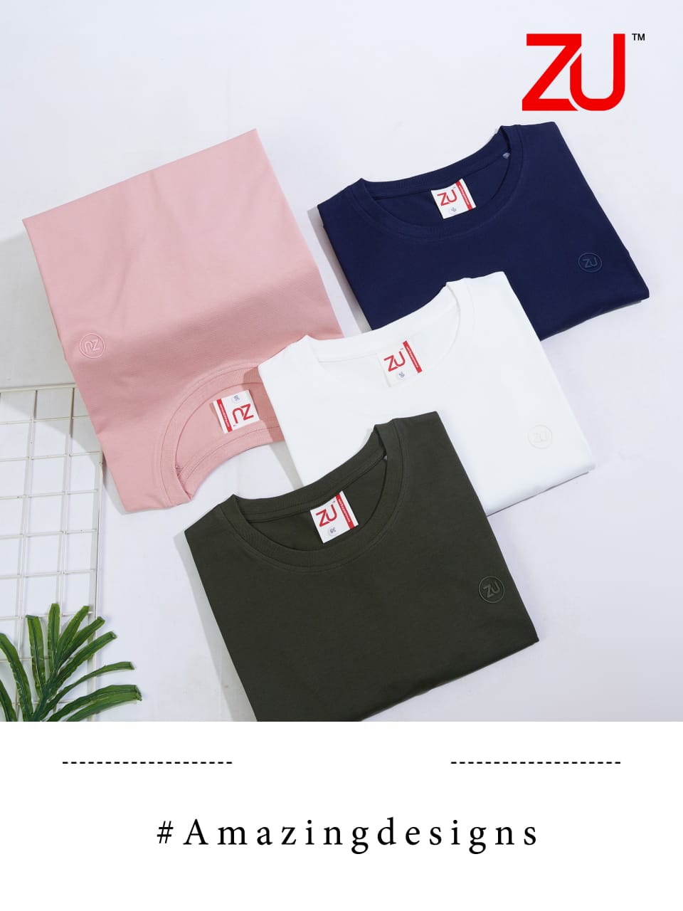 ZU Clothing Solid Brown Men’s T-Shirt (M to 3XL) | Premium Cotton – M.R. Saree Emporium