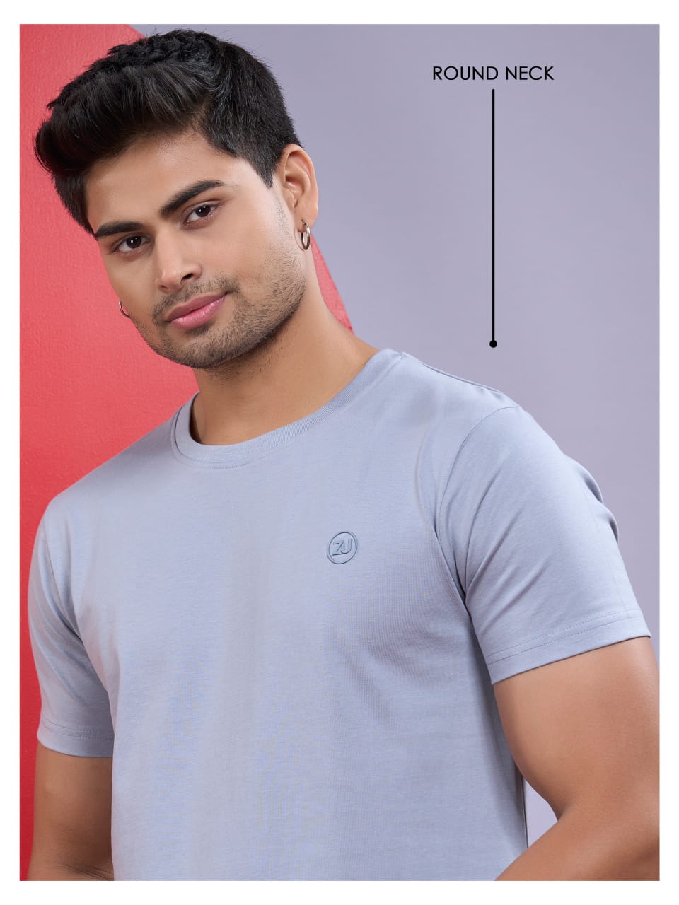 ZU Clothing Solid Brown Men’s T-Shirt (M to 3XL) | Premium Cotton – M.R. Saree Emporium