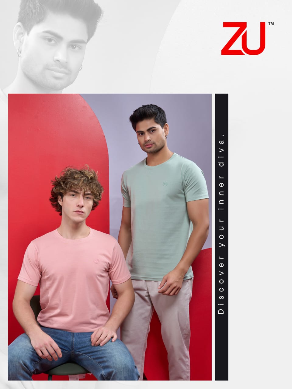 ZU Clothing Solid Brown Men’s T-Shirt (M to 3XL) | Premium Cotton – M.R. Saree Emporium