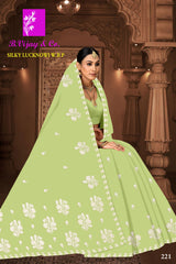 Silk Lucknowi with W.P (BVC)