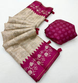 RajYog Charvi Tusser Saree Wholesale M.R. Saree Emporium