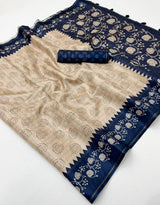 RajYog Charvi Tusser Saree Wholesale M.R. Saree Emporium