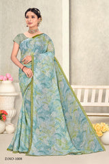 Chhapai Printed Saree Collection – 8 Pcs Set-Women Daily & Office Wear Sarees – M.R. Saree Emporium