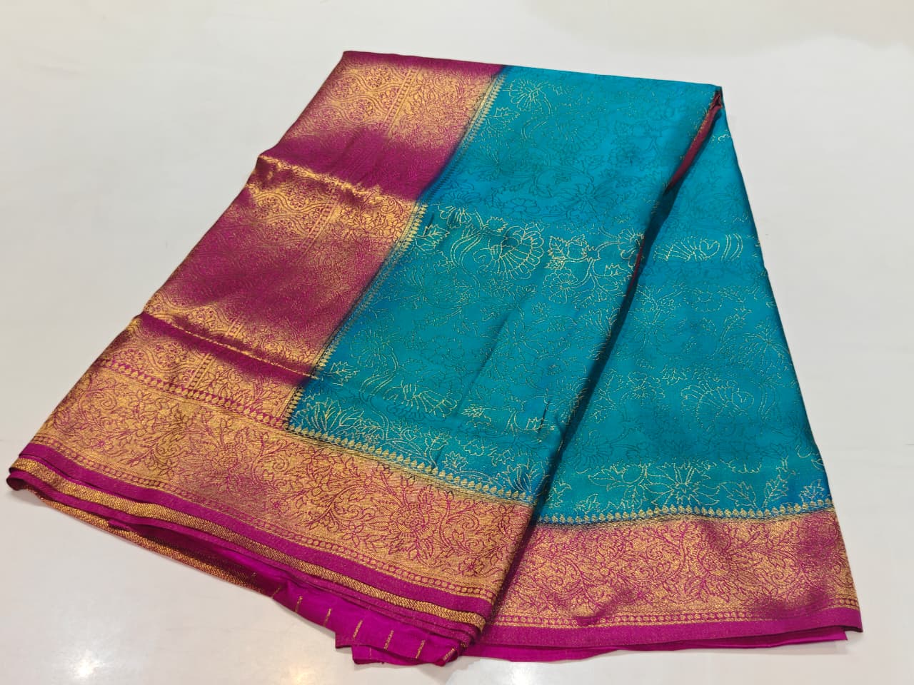 Coimbatore Soft Pattu Silk Saree - 10 Pcs Set