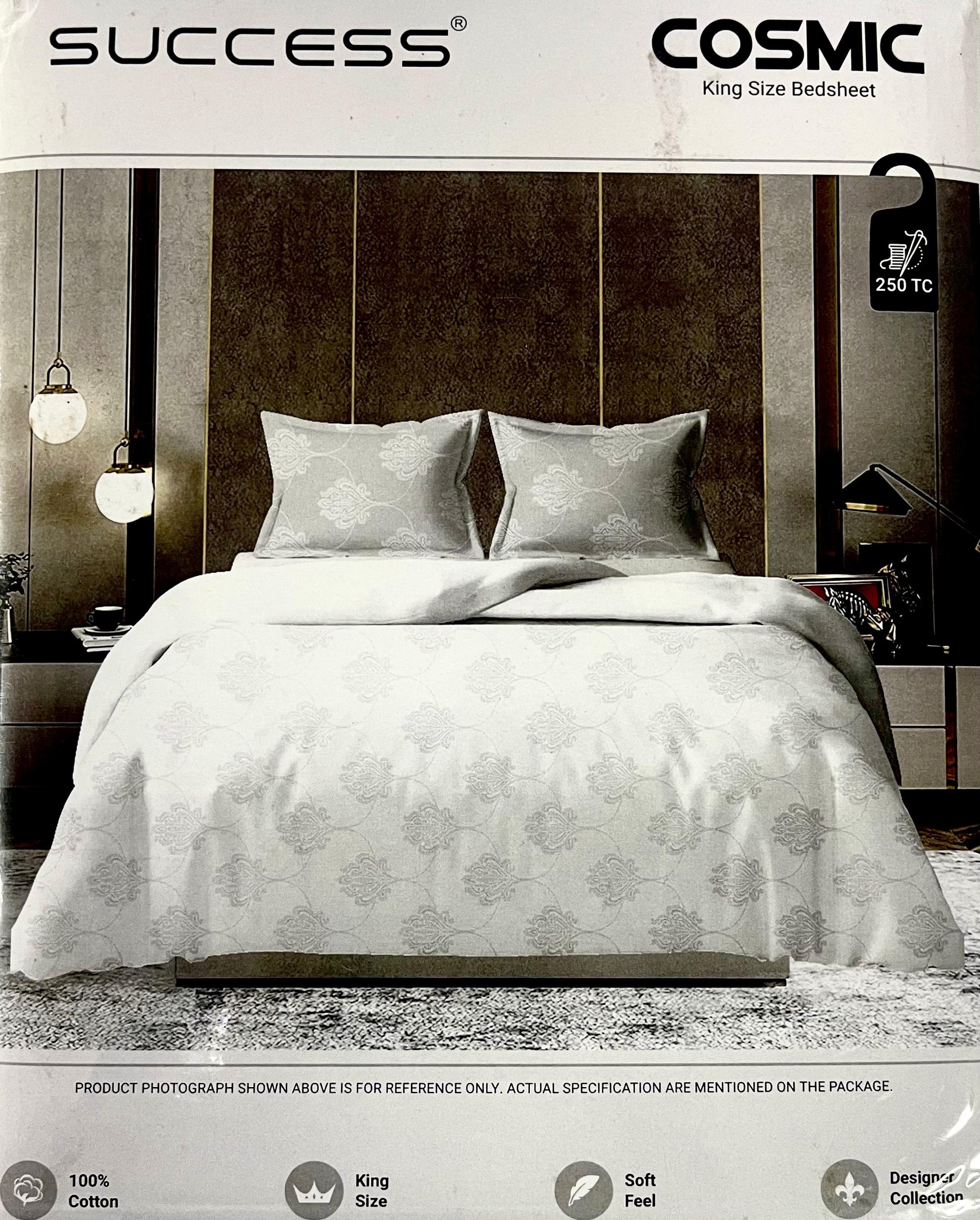 Cosmic King 100% Cotton Fancy Print King Size Bedsheet with 2 Pillow Covers – M.R. Saree Emporium