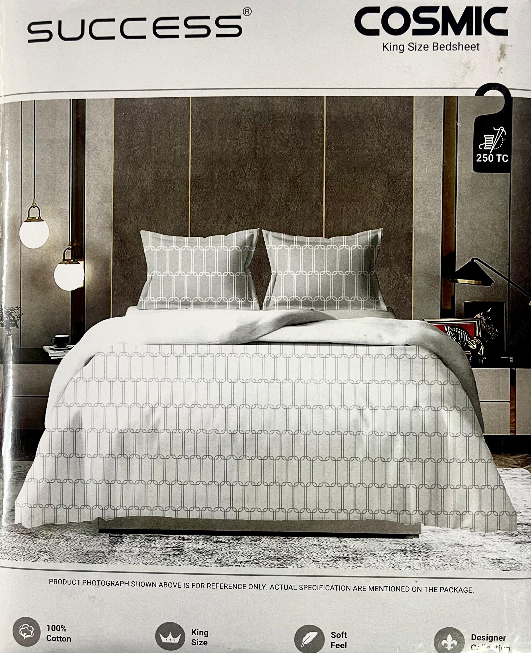 Cosmic King 100% Cotton Fancy Print King Size Bedsheet with 2 Pillow Covers – M.R. Saree Emporium