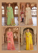 Cotton Culture-108 Premium Cotton Designer Saree - 4 Pcs Wholesale Set