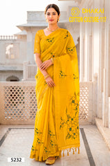 Cotton Culture-117 Premium Cotton Saree - 4 Pcs Set