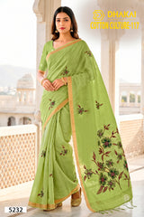 Cotton Culture-117 Premium Cotton Saree - 4 Pcs Set