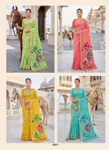 Cotton Culture-122 Premium Cotton Saree - 4 Pcs Set