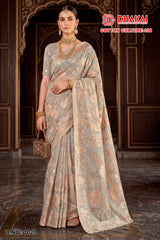 Cotton Culture-138 Premium Cotton Designer Saree - 4 Pcs Wholesale Set