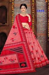 Cred Cotton Printed Saree Set – 10 Pcs -Pure Cotton Sarees - M.R. Saree Emporium