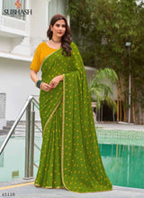 Subhash Shobhita Designer Saree Collection - Printed Daily Wear Sarees with Fancy Border -Single Pcs Available M.R. Saree Emporium