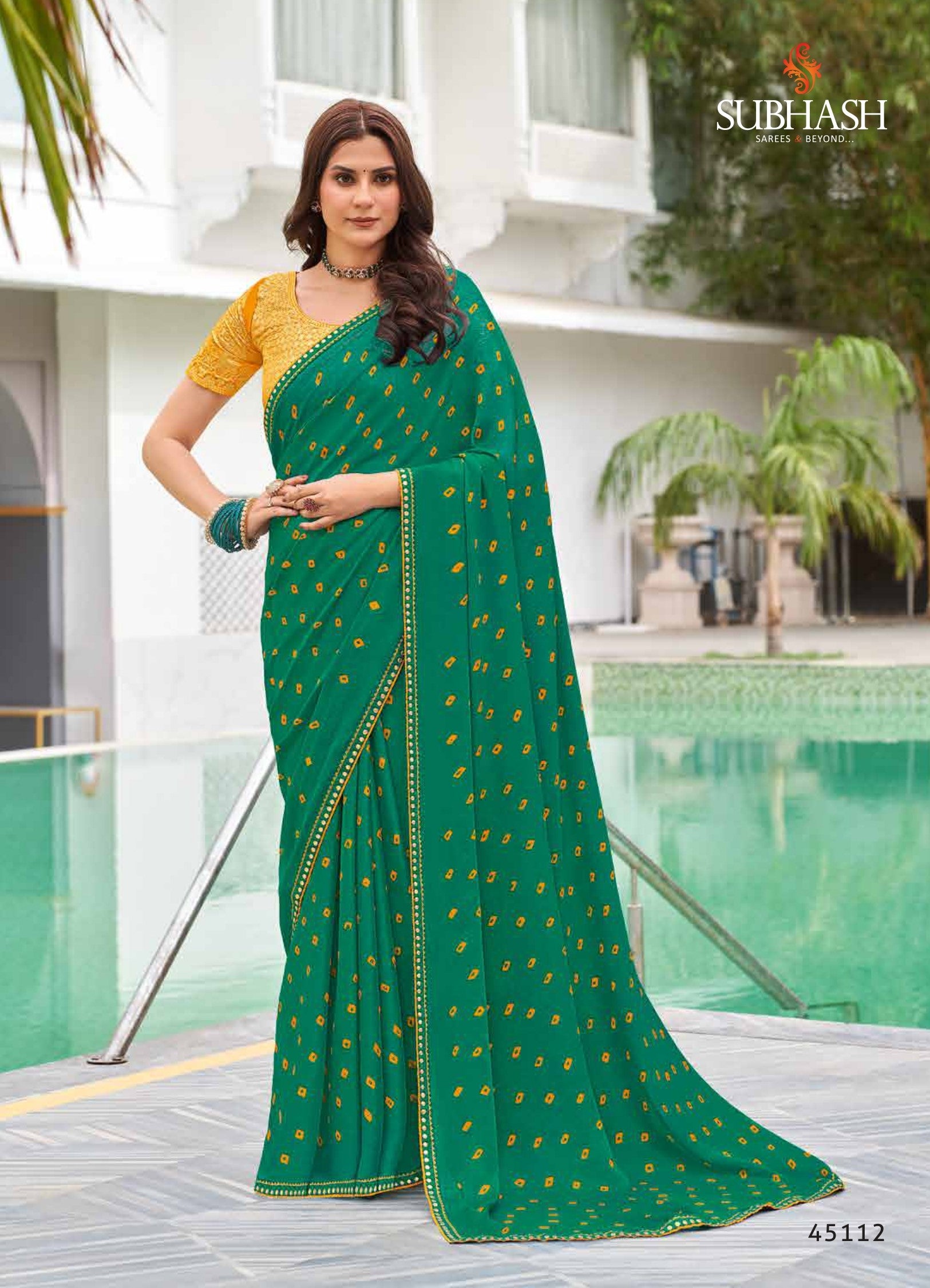 Subhash Shobhita Designer Saree Collection - Printed Daily Wear Sarees with Fancy Border -Single Pcs Available M.R. Saree Emporium