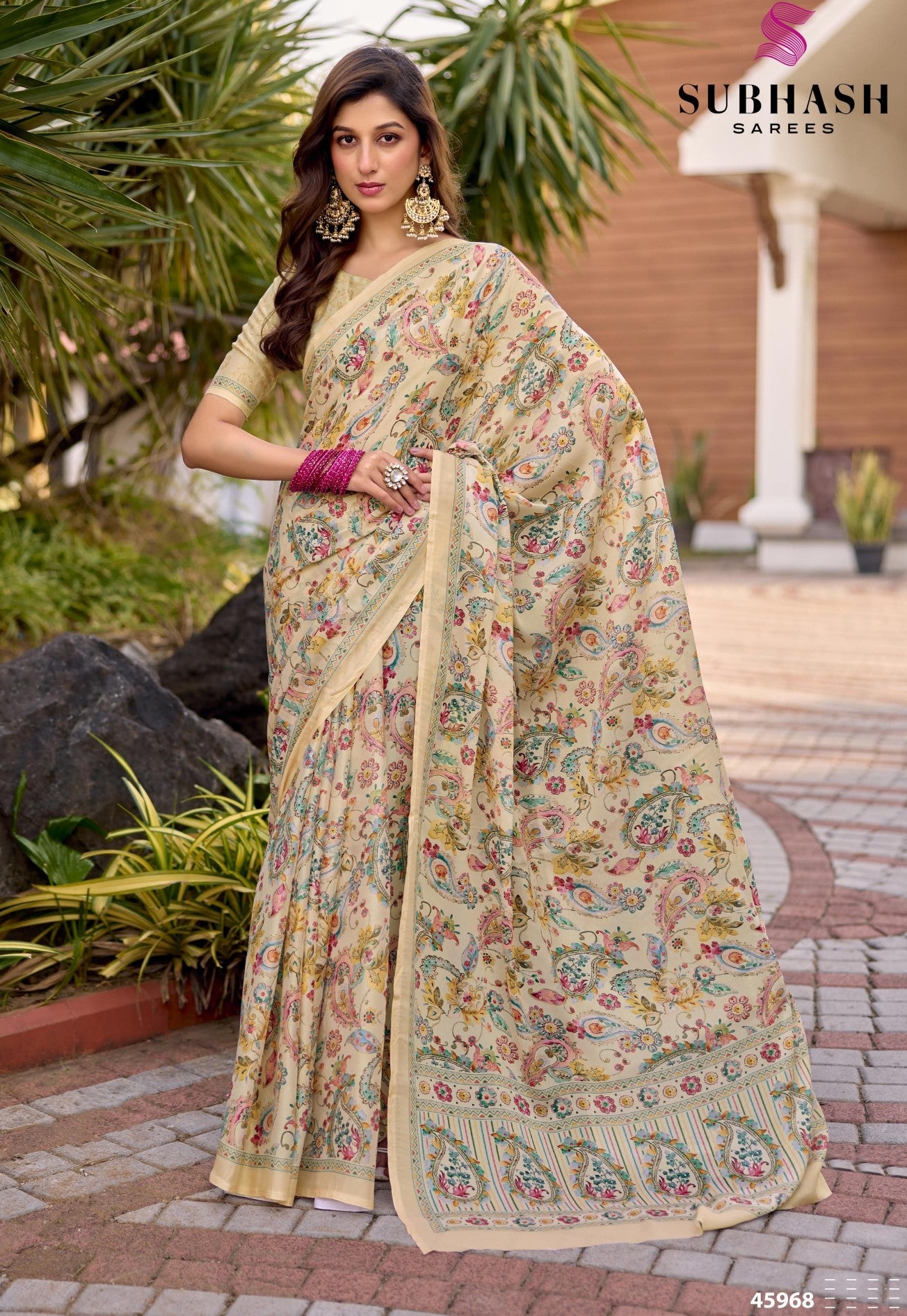 Subhash Suhani Vol-14 Printed Saree - Soft Floral Digital Print Saree Collection - M.R. Saree Emporium