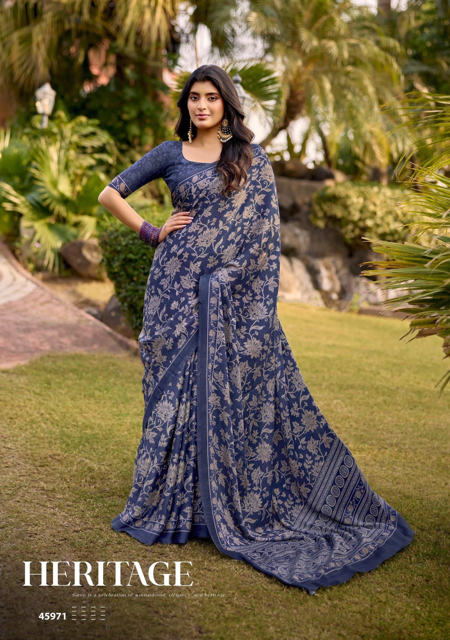 Subhash Suhani Vol-14 Printed Saree - Soft Floral Digital Print Saree Collection - M.R. Saree Emporium