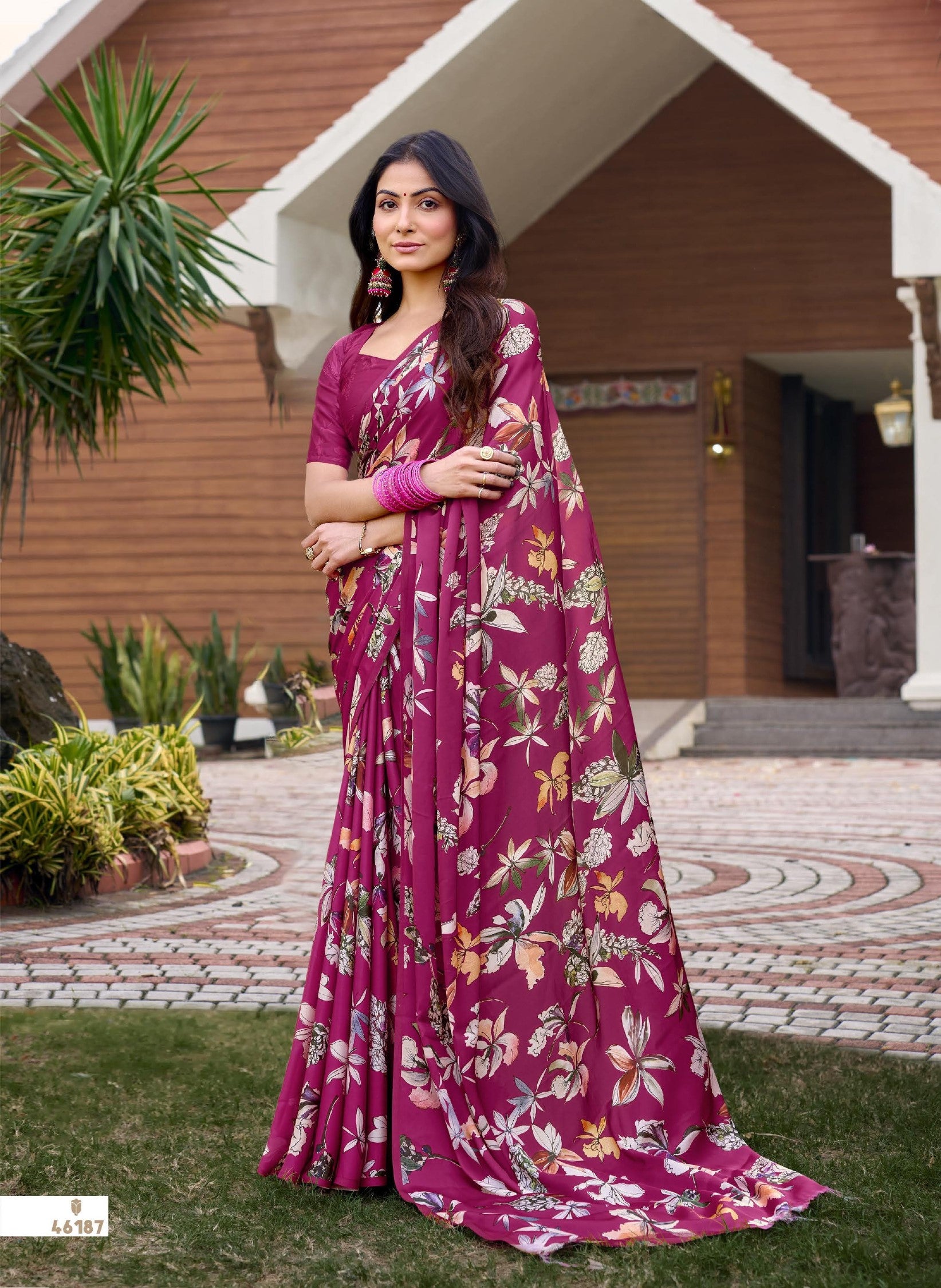 Subhash Sarees Dilnaaz Moss Chiffon Printed Saree Collection - Soft Lightweight Designer Sarees - Single Pcs Available - M.R. Saree Emporium