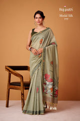 Soft Jamdani Cotton Saree - Elegant Floral Print Saree
