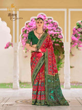 Trirath Miraaya Printed Designer Saree - Mercerized Sigma Silk Traditional Saree - M.R. Saree Emporium