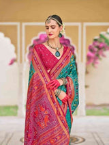 Trirath Miraaya Printed Designer Saree - Mercerized Sigma Silk Traditional Saree - M.R. Saree Emporium