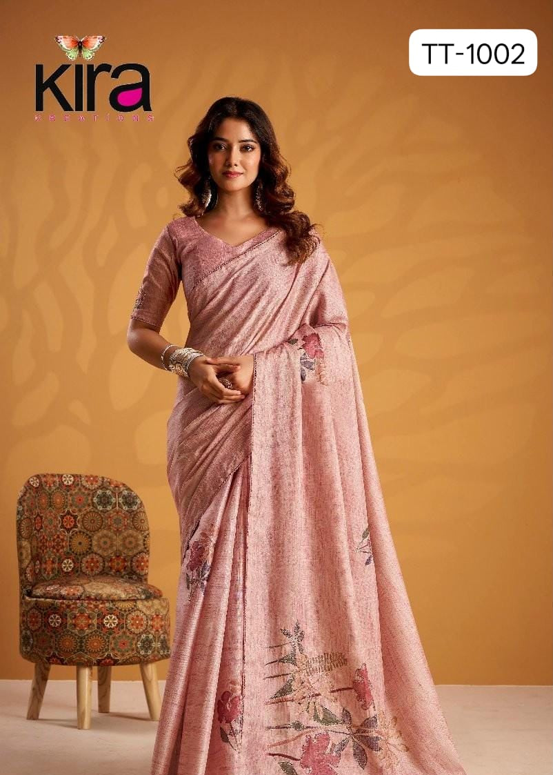 Kira Kasheeda Silk Saree TT-1002 - Premium Designer Tussar Silk Saree - M.R. Saree Emporium