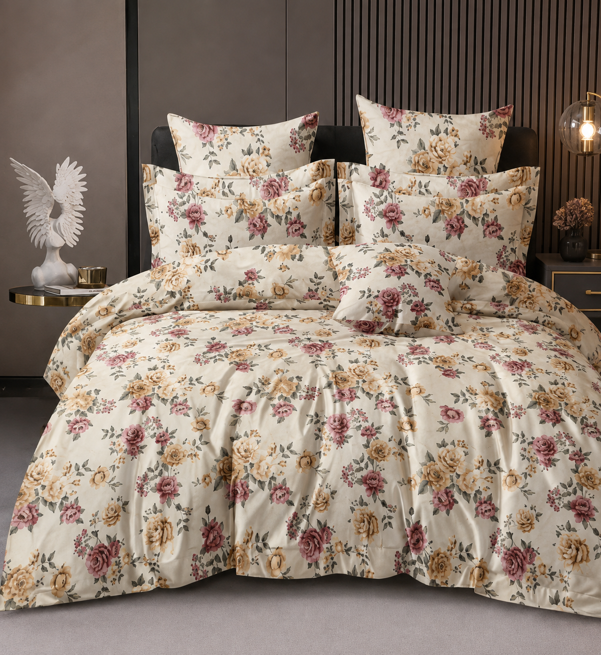 Daffodil Printed Bedsheet - Double Bed
