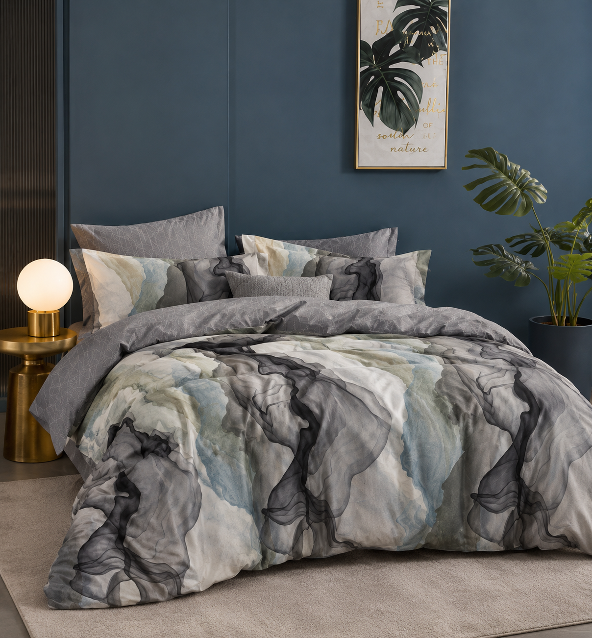 Daffodil Printed Bedsheet - Double Bed