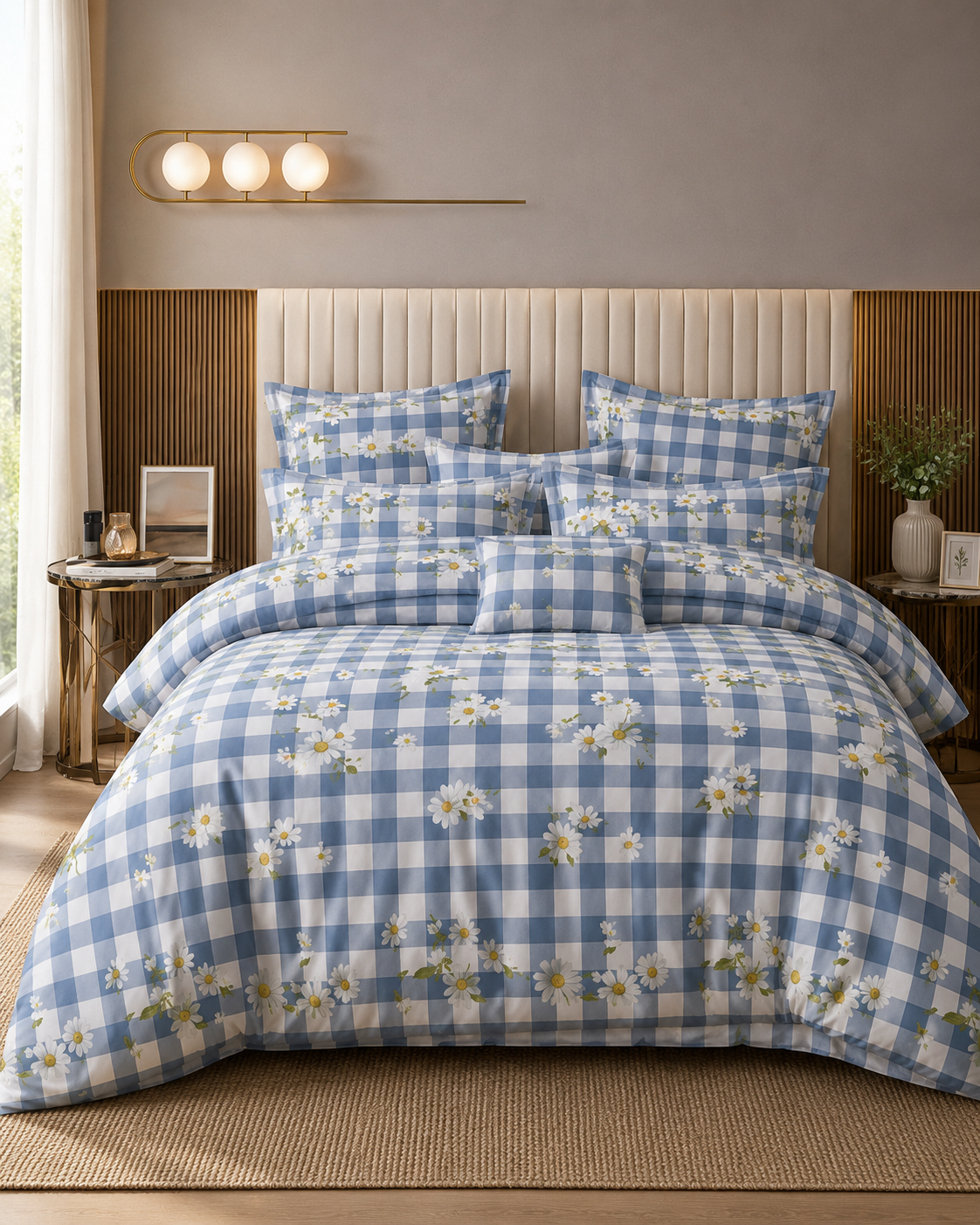 Daffodil Printed Bedsheet - Double Bed