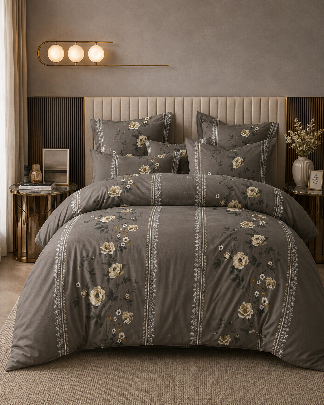 Daffodil Printed Bedsheet - Double Bed