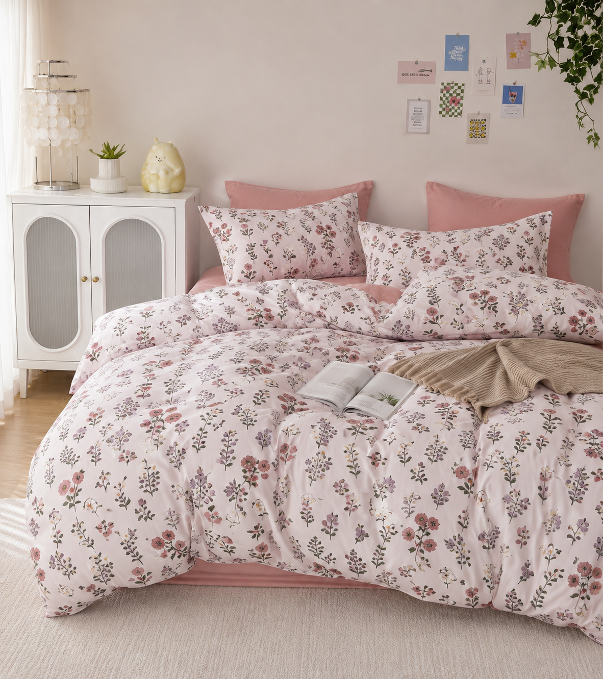 Daffodil Printed Bedsheet - Double Bed