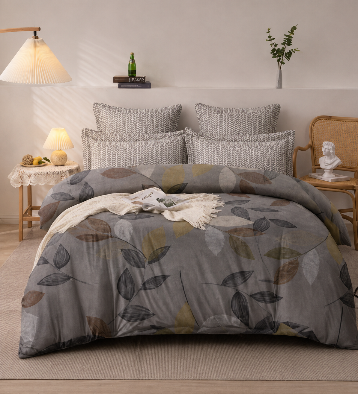 Daffodil Printed Bedsheet - Double Bed