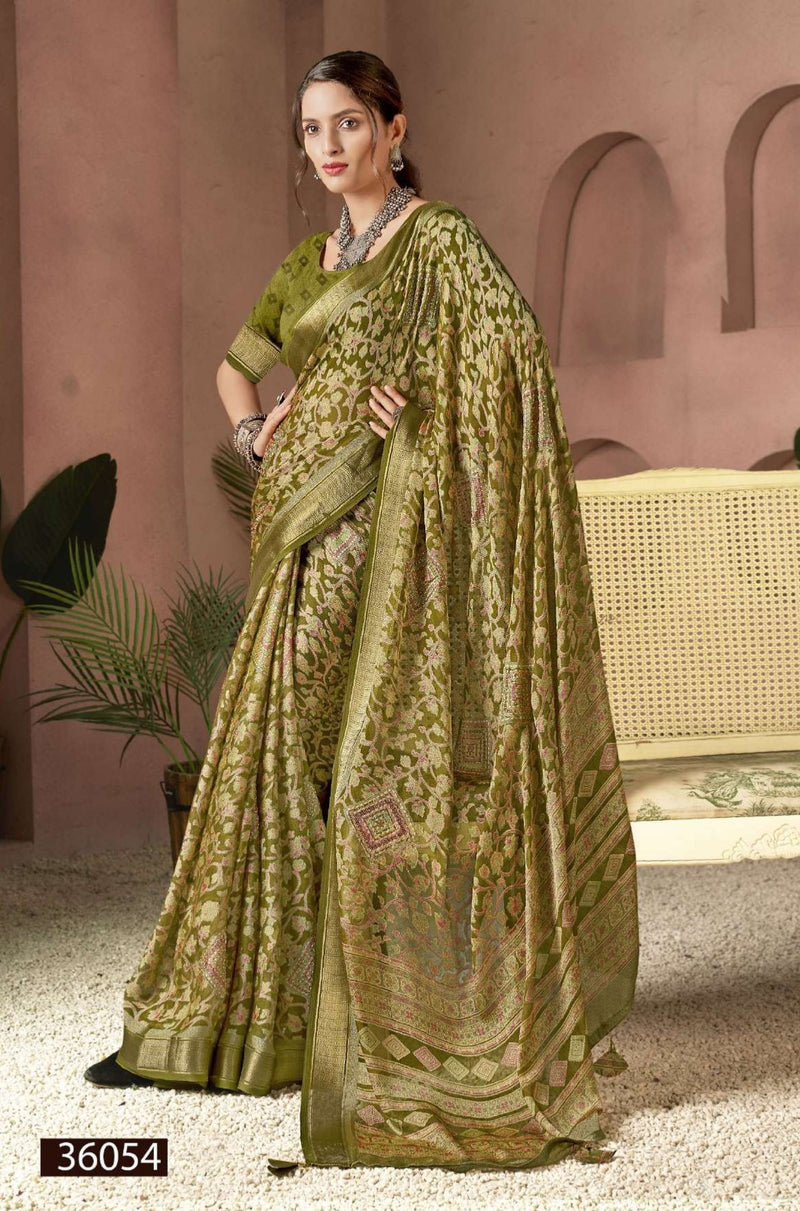 Deeya Fancy Print Saree – Swarovski Work M.R. Saree Emporium