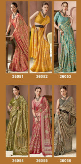 Deeya Fancy Print Saree – Swarovski Work M.R. Saree Emporium
