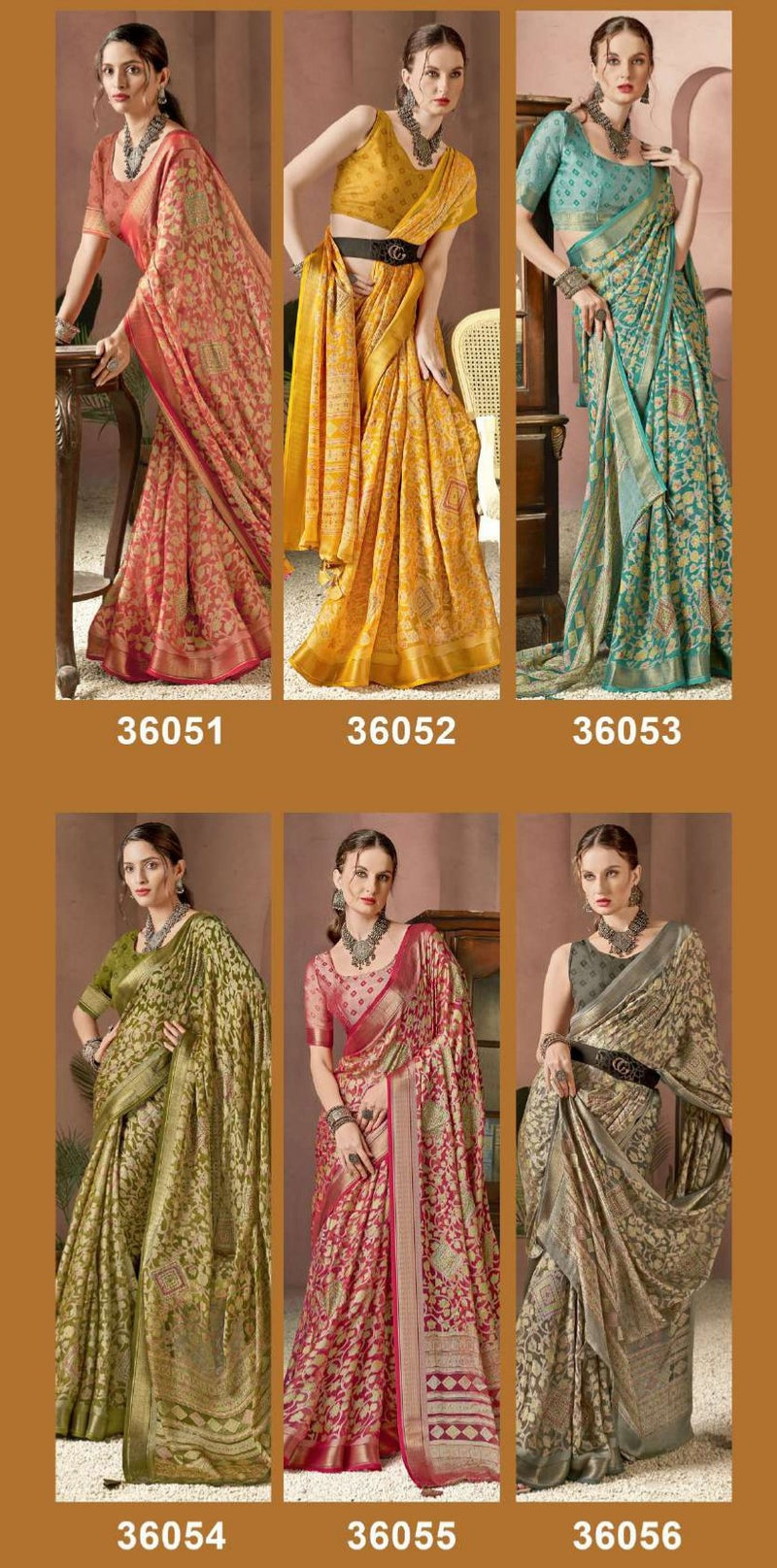 Deeya Fancy Print Saree – Swarovski Work M.R. Saree Emporium